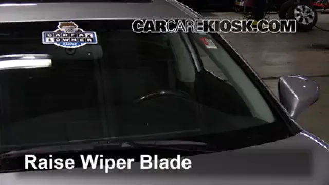 2014 Lexus ES350 3.5L V6 Escobillas de limpiaparabrisas delantero Cambiar escobillas de limpiaparabrisas